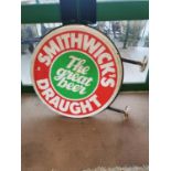Smithwicks Beer Light Up advertising Sign.