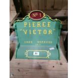 19th. C. Pierce Victor cast iron name plate.