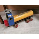 Wooden child's pull - along truck.