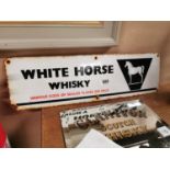 Whitehorse Whisky Advertising Sign.