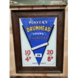 Player's Drumhead Cigarettes advertising print.