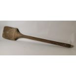 19th. C. butter spade. (123 cm H ).