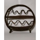 19th. C. wrought iron hardening stand.