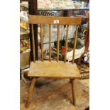 19th. C. ash and elm Antrim chair.