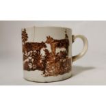 19th. C. spongeware cow mug.