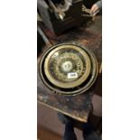 Late 19th. C. Brass and copper ship's compass.