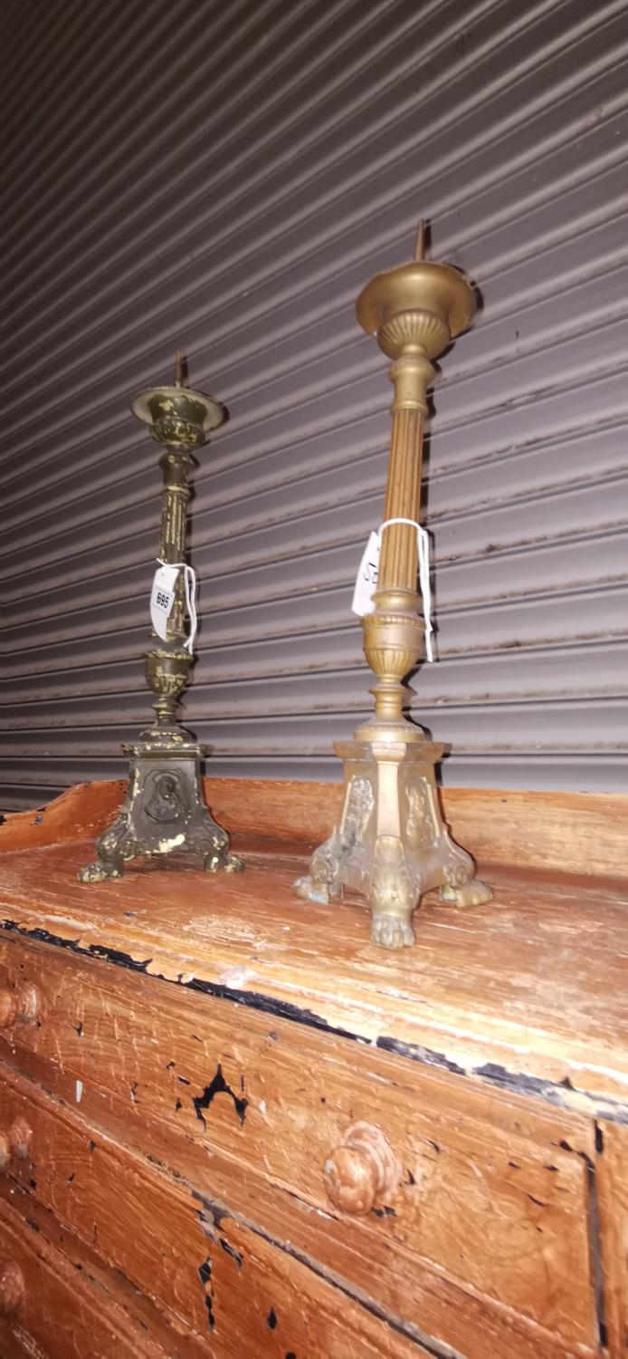 Pair of candlesticks.