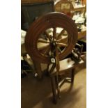 Irish spinning wheel.