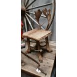 Small antler chair.