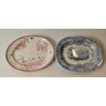 Two 19th. C. joint dishes .