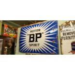 Original Motor BP Spirit enamel sign.