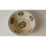 19th. C. transfer potato bowl with Damascus scene.