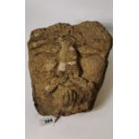 Carved stone head - THE River God.