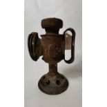 Black out tin plate trench lamp possible WWI.