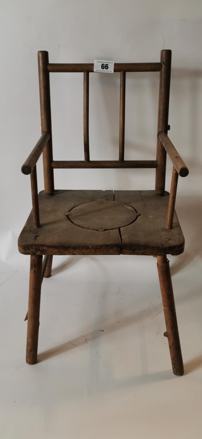 Late 19th. C. child's chair.