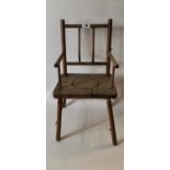 Late 19th. C. child's chair.