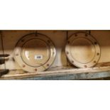 Two late 19th. C. spongeware plates