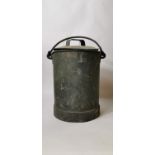19th. C. copper lidded pot.
