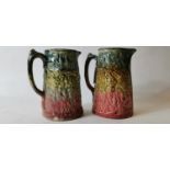 two 19th. C. ceramic milk jugs.