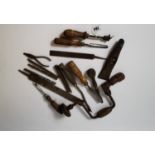 Miscellaneous lot of carpenter's tools.