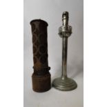 Unusual hanging paraffin lamp and candle lamp.