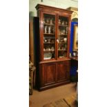 19th. C. mahogany bookcase.