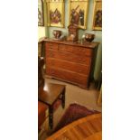 19th. C. mahogany chest of drawers.