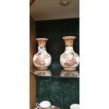 Pair of ceramic Oriental vases.