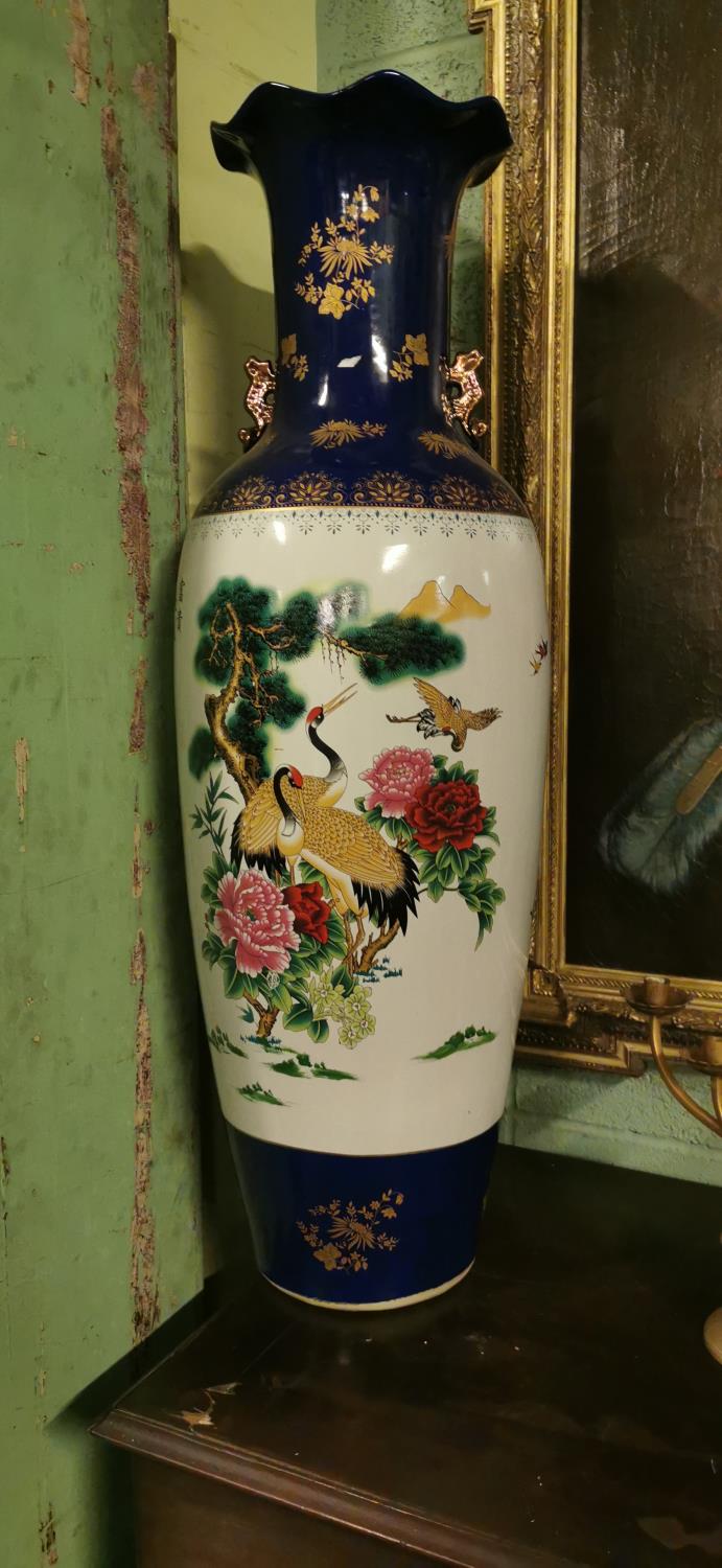 Large pair of Oriental vases. - Image 2 of 2