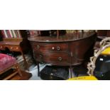 Edwardian mahogany side board.