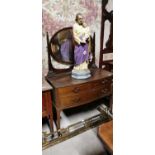 Edwardian mahogany washstand.