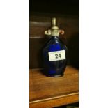 19th. C. cobalt blue scent bottle.