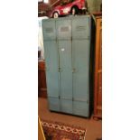 1950's metal lockers.