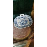 19th. C. china blue and white plate.