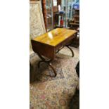 Georgian mahogany sofa table.