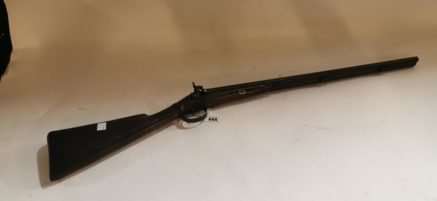 19th. C. double barrelled muzzle loader.