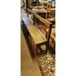 Pair of 19th. C. pine benches.