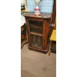 19th. C. inlaid mahogany cabinet.