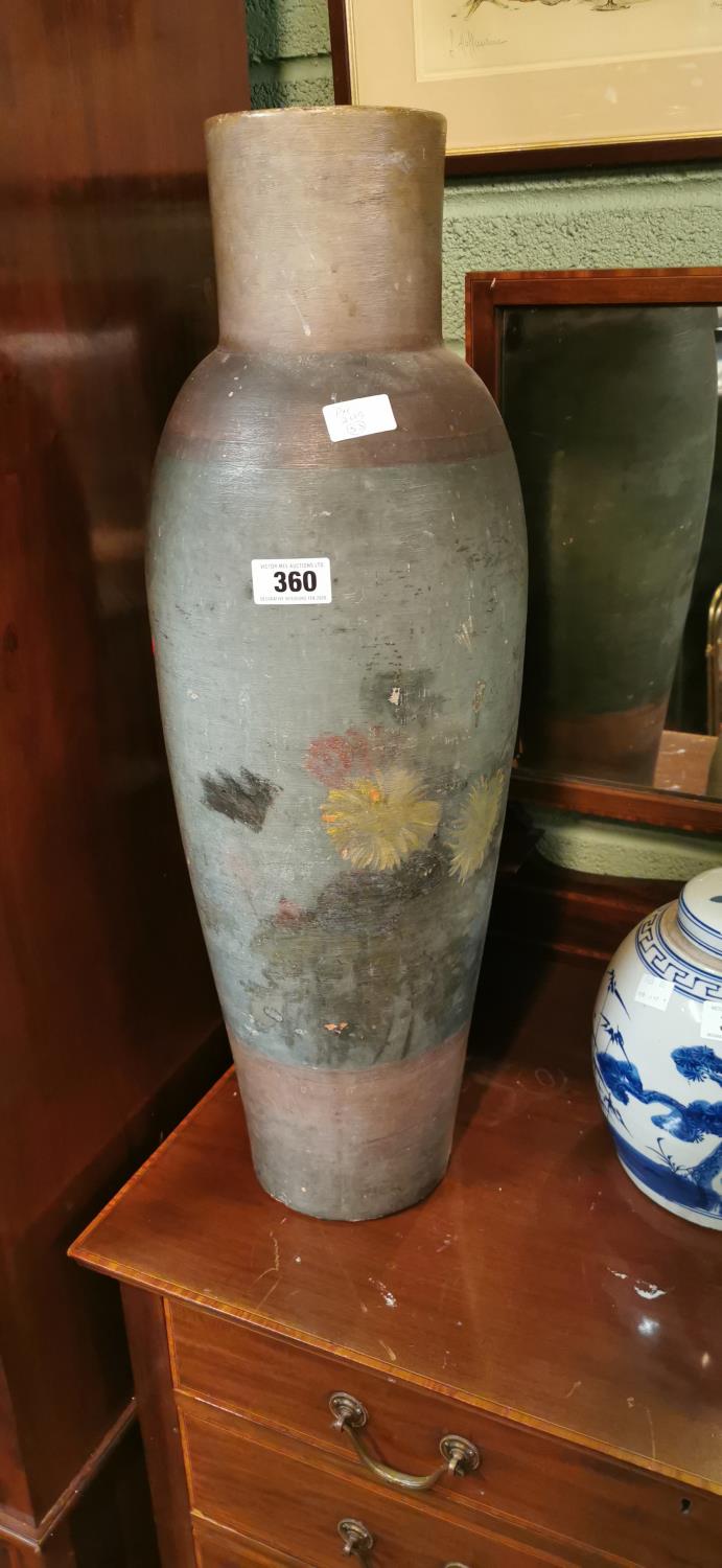 19th.C. terracotta vase.