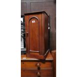 19th C. mahogany bed side locker.