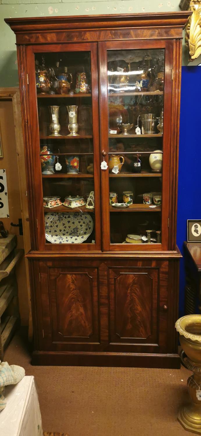 19th. C. mahogany bookcase. - Image 2 of 3