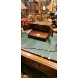 19th. C. mahogany writing desk.