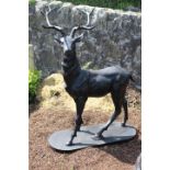 Good quality cast iron model of a Stag.