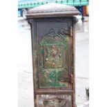 Cast iron post box .