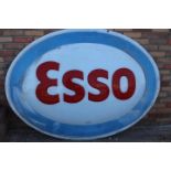 Esso plastic advertising sign.