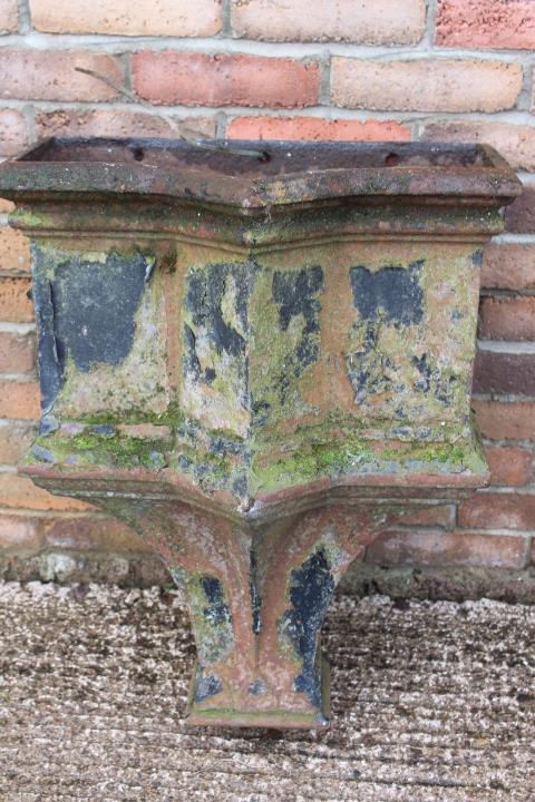 19th C. cast iron roof spout gully.