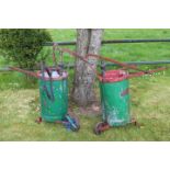 Pair of garden sprayers .