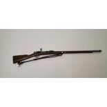 19th C. Vetterli bolt action rifle.