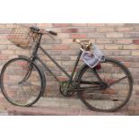 Vintage ladies bicycle.