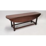 Mahogany drop leaf coffee table.